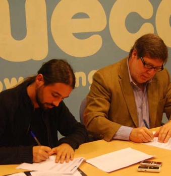 "El convenio con El Hueco es uno de los más importantes que ha firmado FOES"