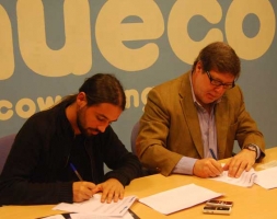 "El convenio con El Hueco es uno de los más importantes que ha firmado FOES"