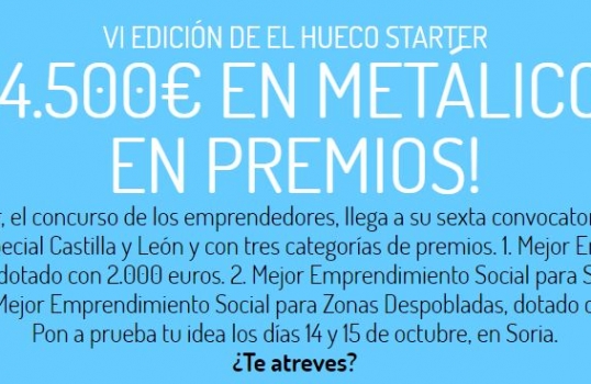 La ADE de Castilla y León se suma al patrocinio de nuestro concurso de emprendedores, El Hueco Starter