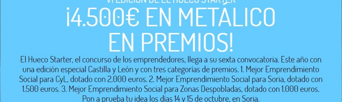 La ADE de Castilla y León se suma al patrocinio de nuestro concurso de emprendedores, El Hueco Starter