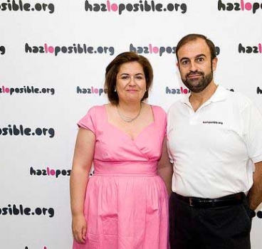 Emprendedores, filántropos, inversores… Catalina Parra y José Martín Cabiedes, una visita de lujo en El Hueco