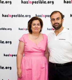 Emprendedores, filántropos, inversores… Catalina Parra y José Martín Cabiedes, una visita de lujo en El Hueco