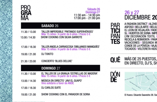 El Mercado de El Hueco vuelve a abrir este sábado y domingo