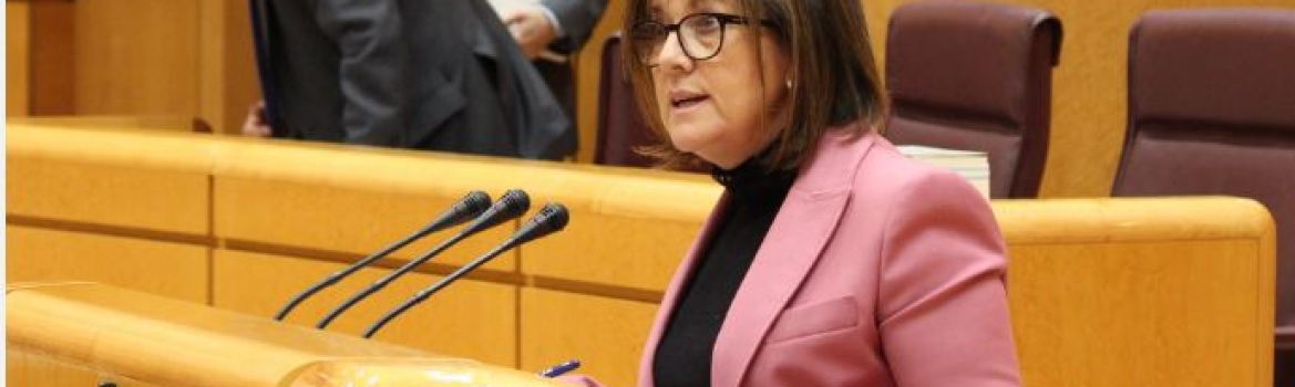 La senadora Angulo pone a El Hueco como ejemplo de economía social en España