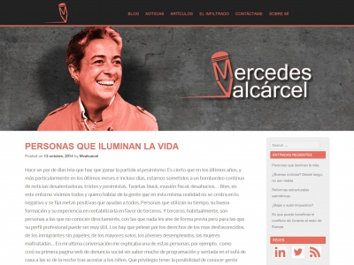 Blog personal Mercedes Valcárcel