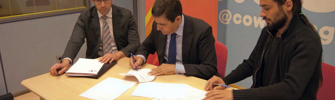 El Hueco y Soria Futuro firman un convenio para poner proyectos "en la parrilla de salida del mercado"