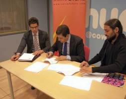 El Hueco y Soria Futuro firman un convenio para poner proyectos "en la parrilla de salida del mercado"