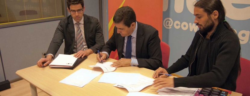 El Hueco y Soria Futuro firman un convenio para poner proyectos "en la parrilla de salida del mercado"